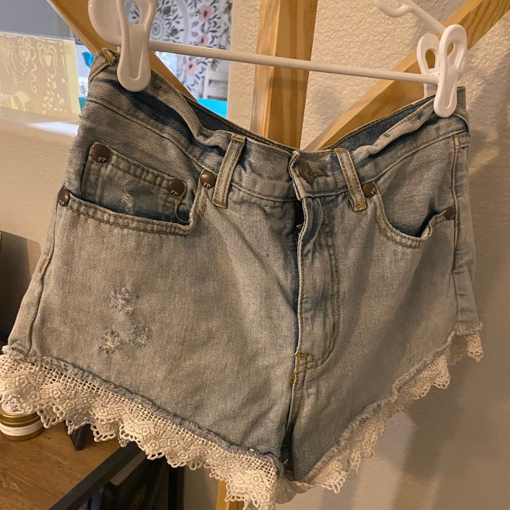 Free People Denim shorts